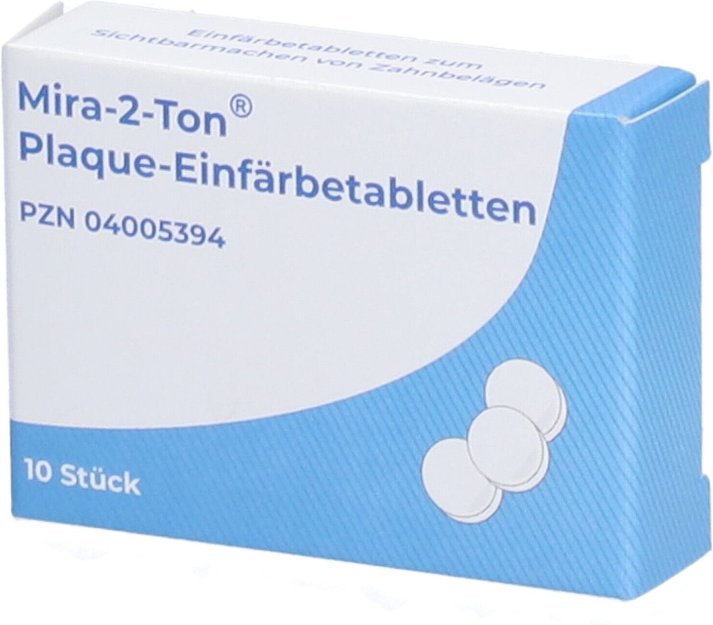 Mira 2 Ton Plaque Einfärbe Tabletten 10 St