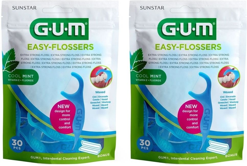 GUM Easy Flossers x2 2x30 St