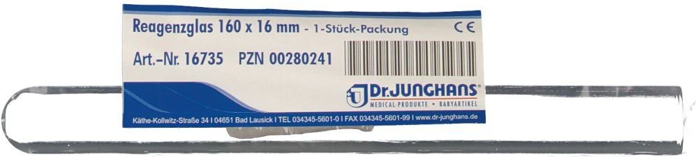 Reagenzglas 16x160 mm 1 St Sonstige