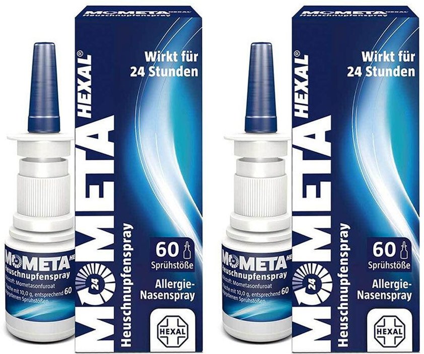 2x MometaHEXAL das blaue Power-Allergiespray 2x10 g Nasenspray