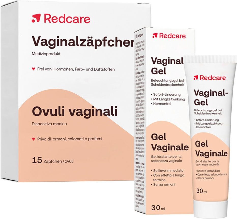 Thumbnail - Redcare Vaginalzäpfchen + Vaginal-Gel bei Scheidentrockenheit 1 St Set