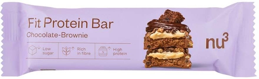 nu3 Fit Protein Bar, Chocolate-Brownie 55 g Riegel