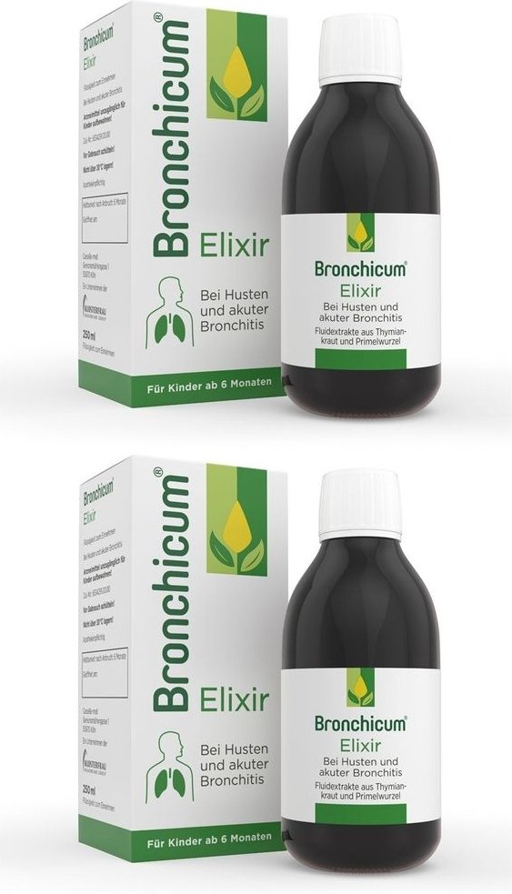 Bronchicum Elixir 2x 2x250 ml Flüssigkeit zum Einnehmen