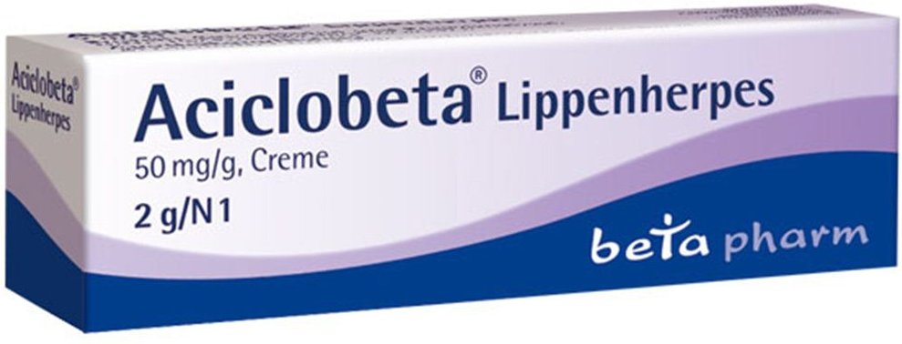 Aciclobeta Lippenherpes Creme