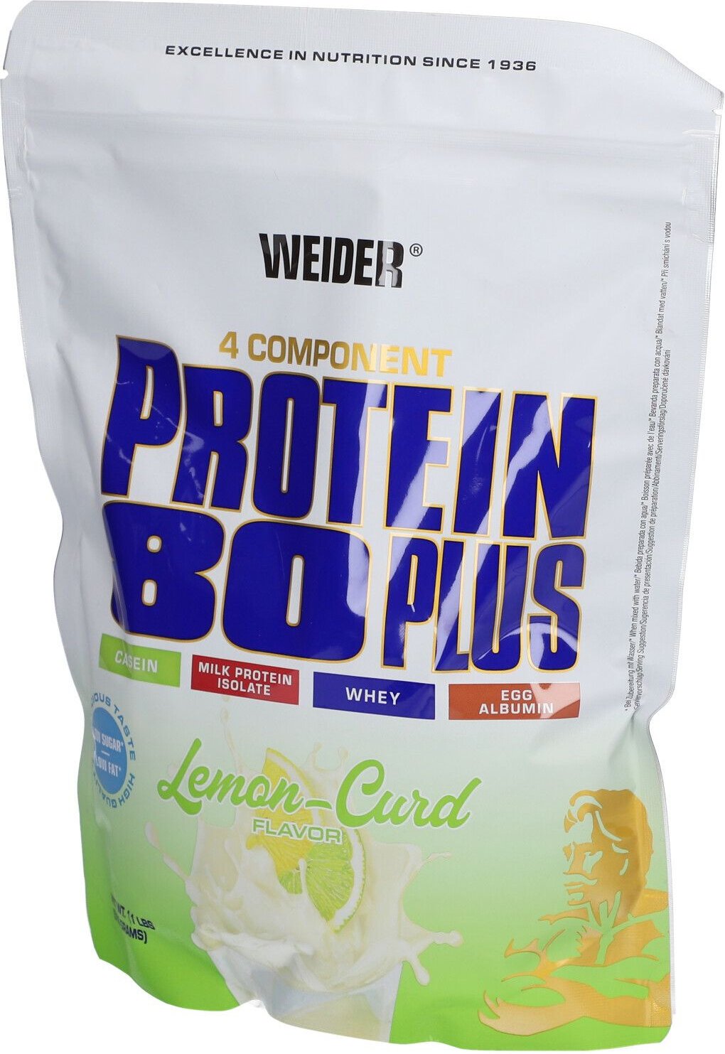 Weider Protein 80 Plus, Citrus-Quark, Pulver 500 g Puder
