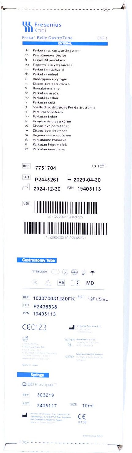 Freka Belly GastroTube Ch 12 ENFit 1 St Set