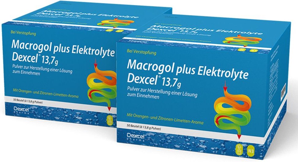 Thumbnail - Macrogol plus Elektrolyte Dexcel 13,7 g PLE 100 St Pulver zur Herstellung einer Lösung zum Einnehmen