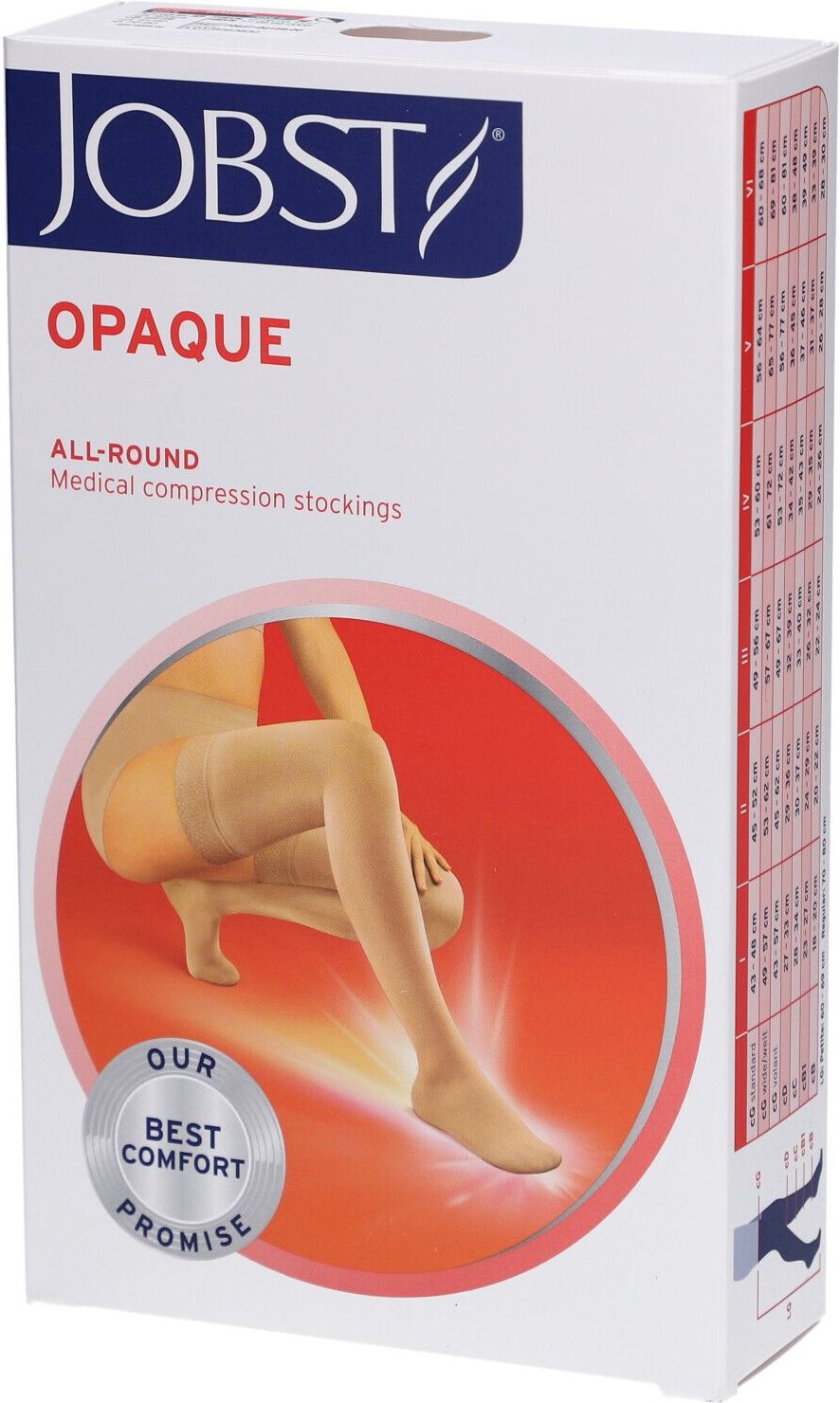 Jobst Opaque Dijkous Klasse 2 Ag Regular Dots Zwart Large 1 St Strümpfe