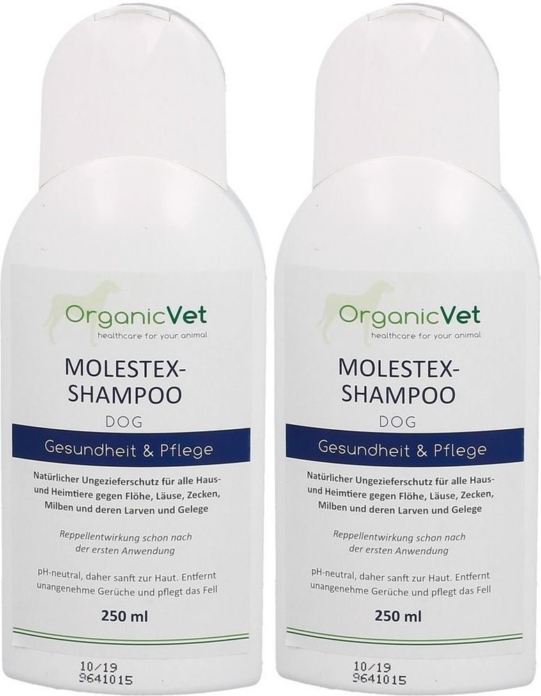 Organicvet Molestex Shampoo f.Hunde 2x 2x250 ml