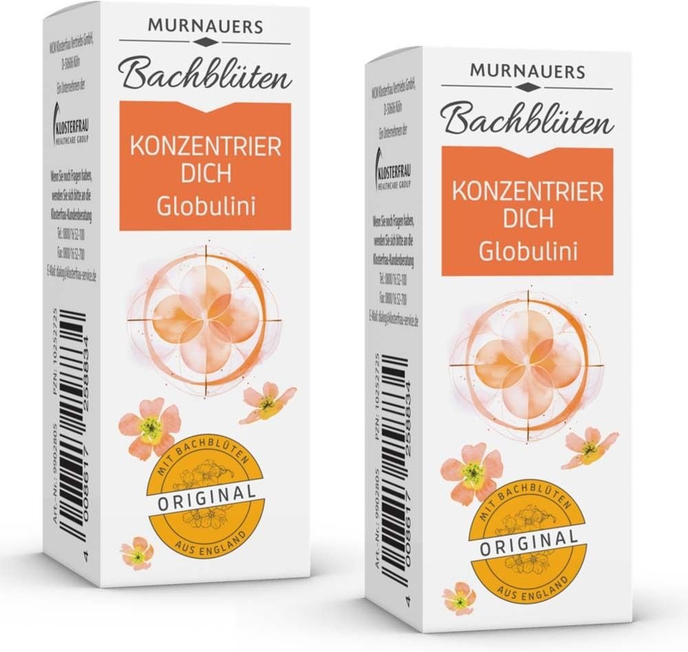 Bachblüten Murnauers Konzentrier Dich Globulini x2 2x10 g Globuli