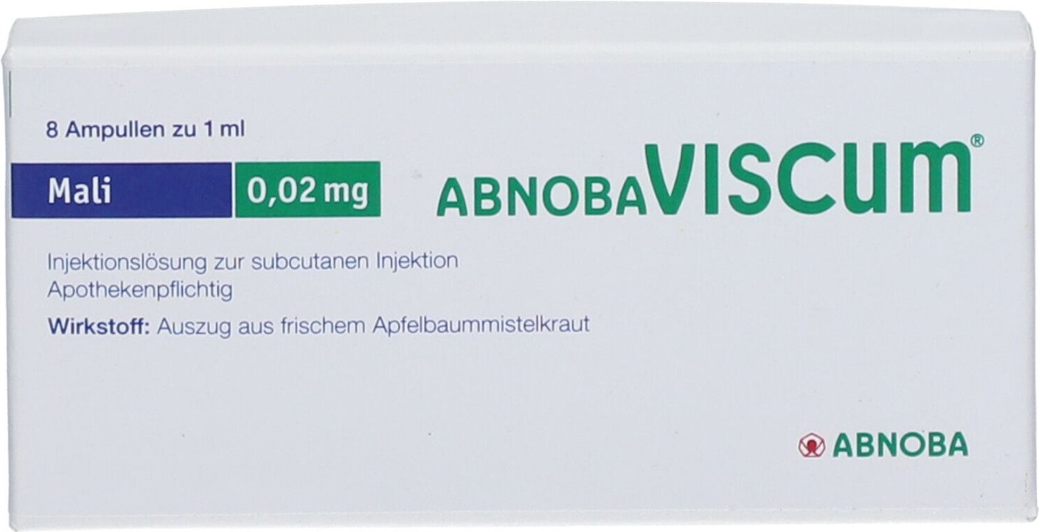 Abnobaviscum Mali 0,02 mg Ampullen 8 St