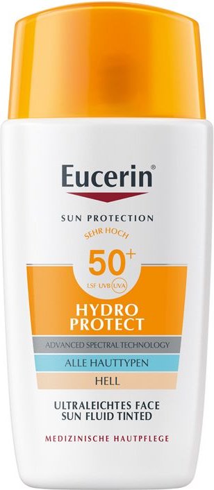 Eucerin Sun Fluid Hydro Protect Face hell LSF 50+ 50 ml Creme