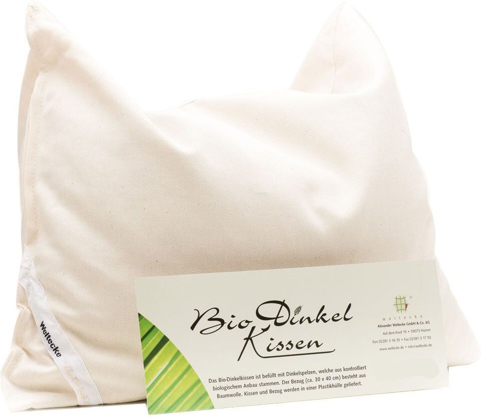 Dinkelkissen 40x80 cm naturbelassen 1 St Wärmekissen
