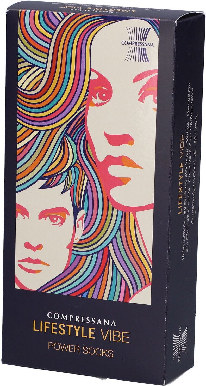 Compressana Lifestyle Vibe AD 3 cool dot m.Sp. 2 St Strümpfe