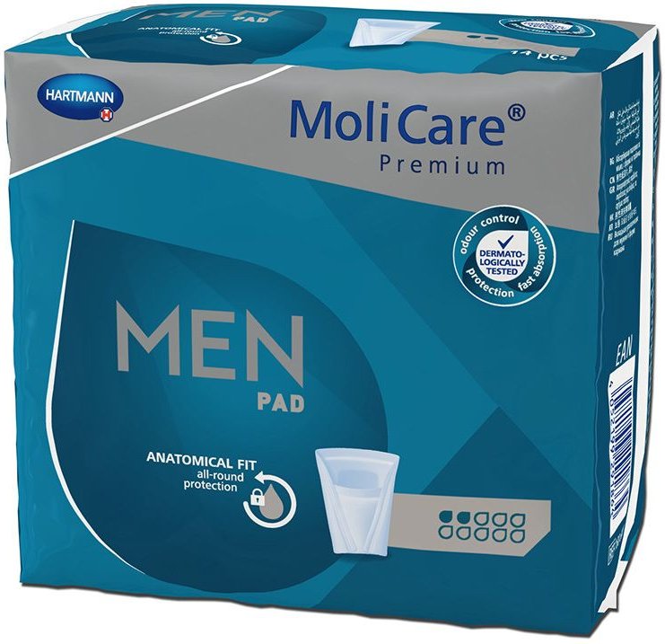 Molicare Premium MEN Pad 2 Tropfen 12x14 St Einlagen