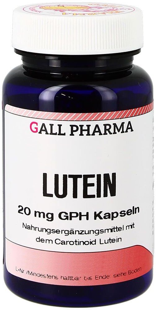 Lutein 20 mg GPH Kapseln 90 St