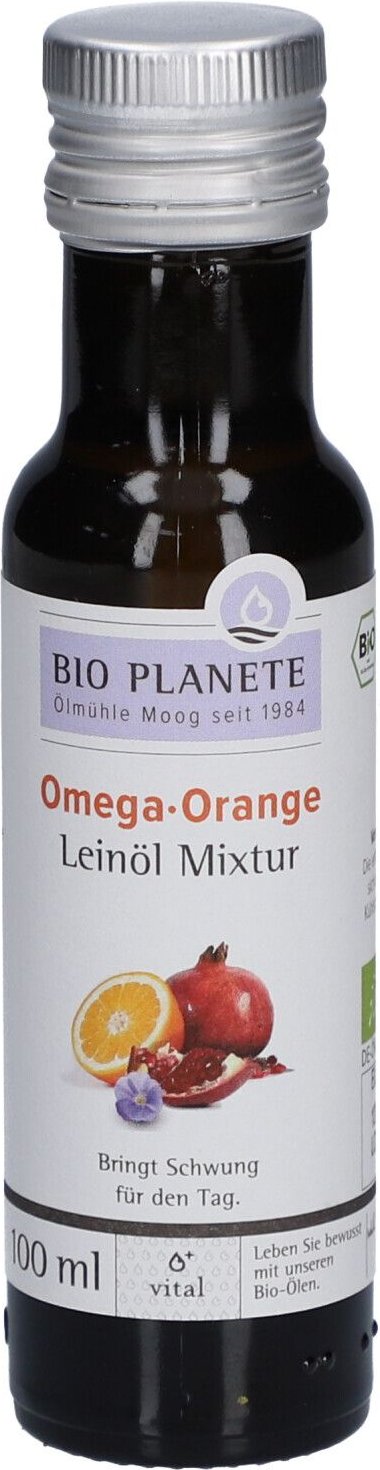 BIO Planete Omega Orange Leinöl-Mixtur 100 ml Öl