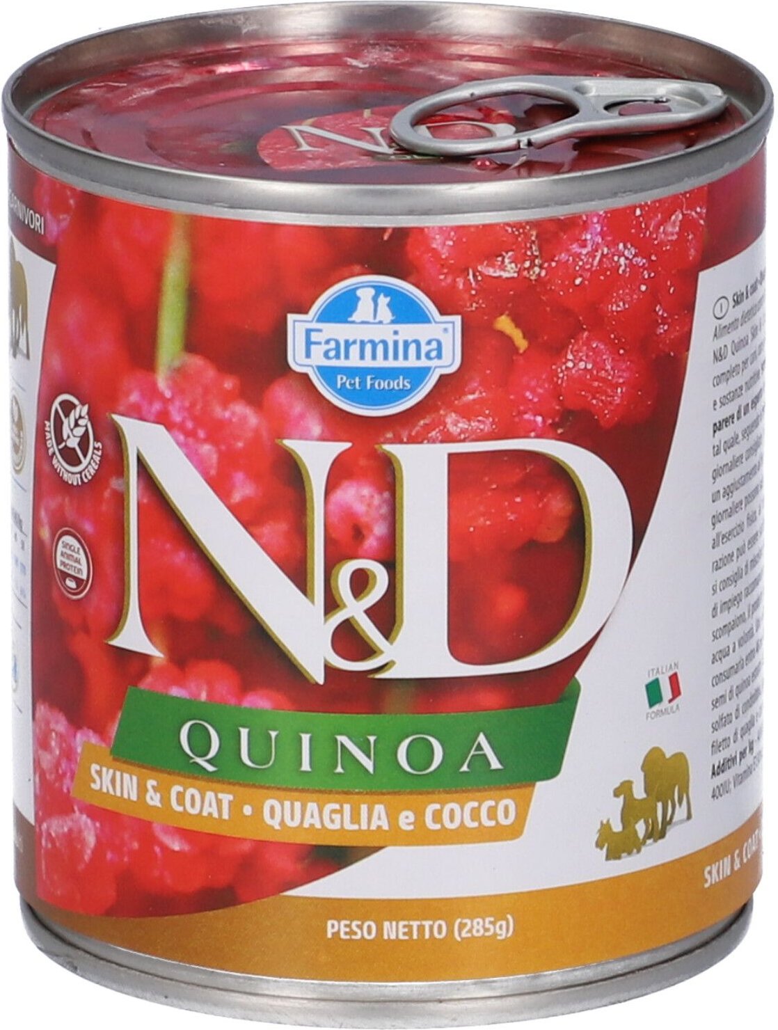 N&D DOG Quinoa S&C Qua&Coc285G 285 g Futter