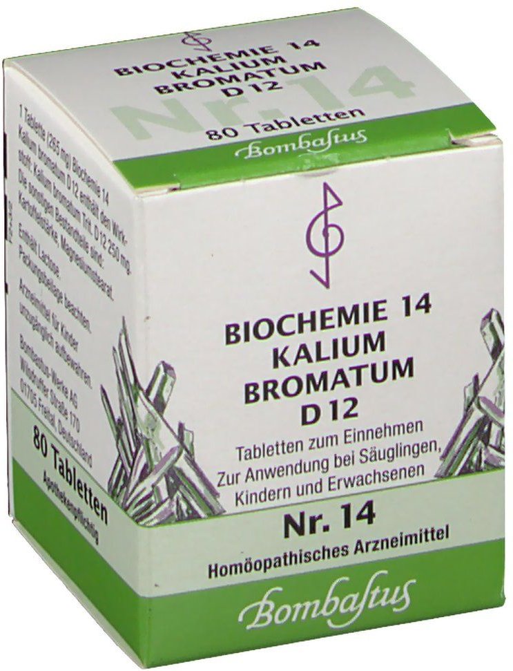 Biochemie 14 Kalium bromatum D 12 Tabletten