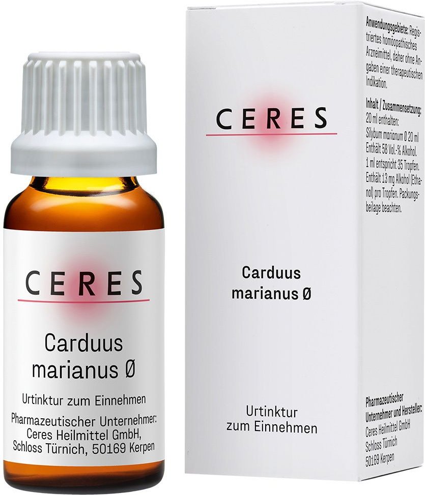 Ceres Carduus marianus Urtinktur 20 ml Tropfen