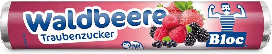 Bloc Traubenzucker Waldbeere Rolle 42 g Bonbons