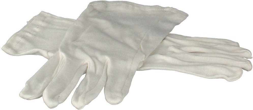 Thumbnail - Handschuhe Zwirn BW Gr.14 weiß 2 St