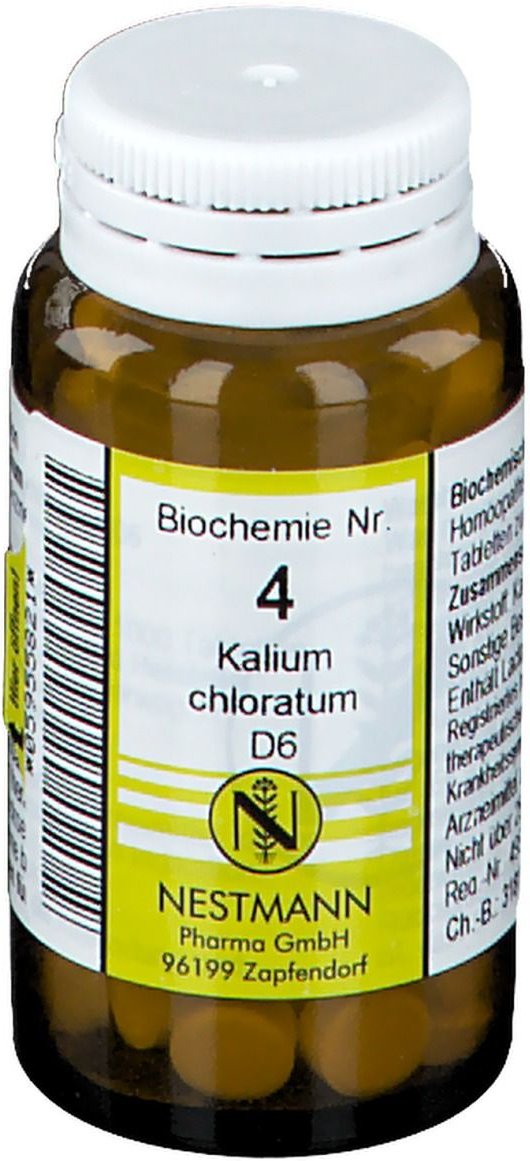 Biochemie 4 Kalium chloratum D 6 Tabletten