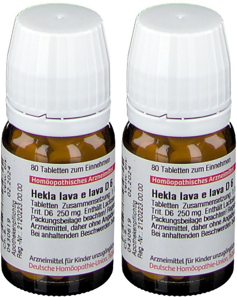 Thumbnail - Hekla lava e D 6 Tabletten Doppelpack 2x80 St