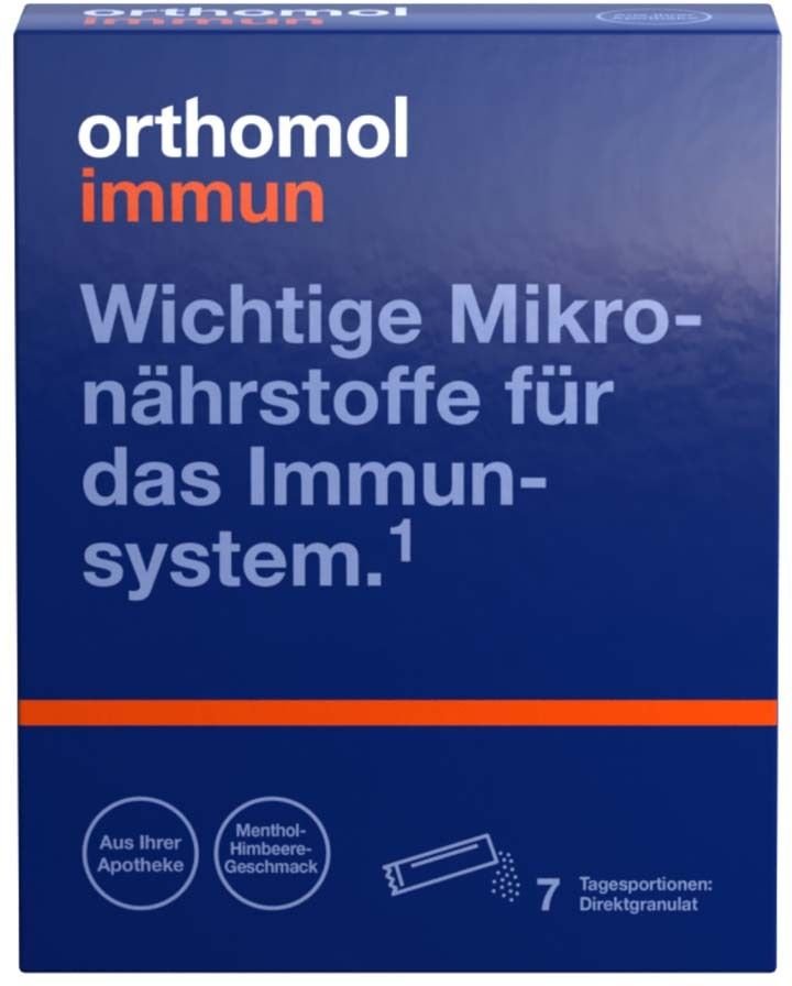 Thumbnail - Orthomol Immun Direktgranulat Himbeer/Menthol 7 St Granulat