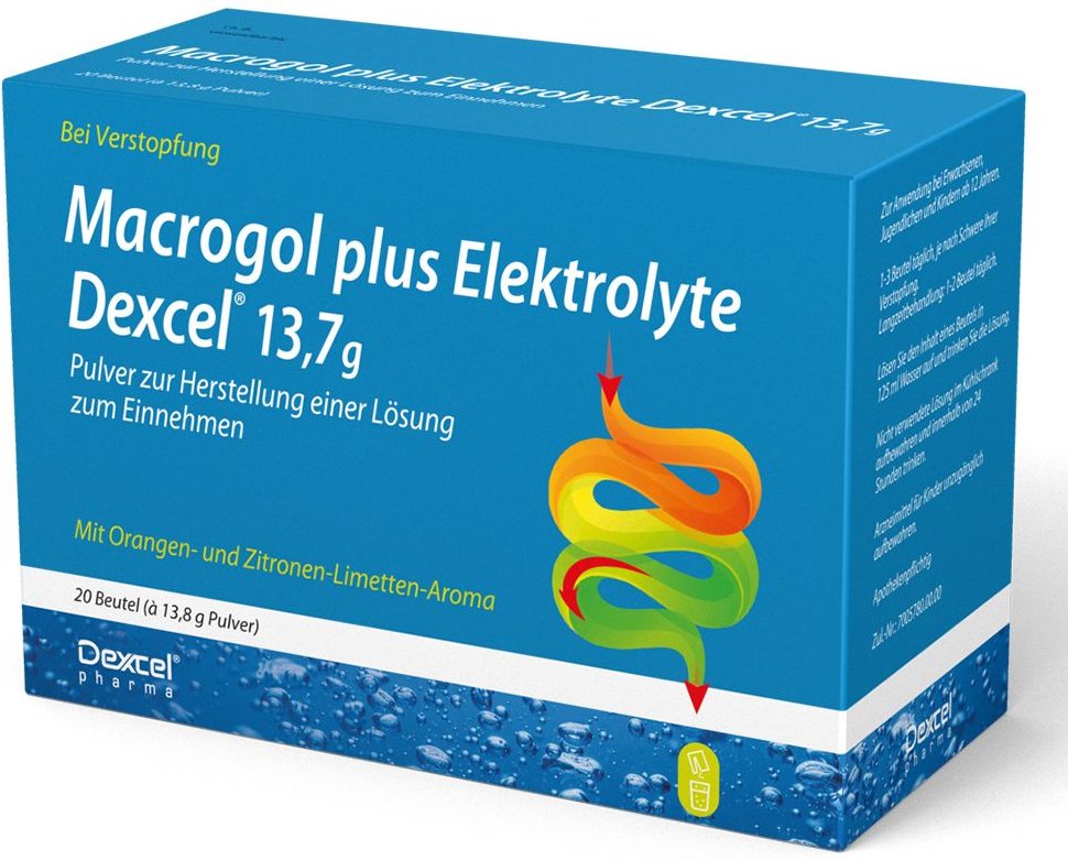 Macrogol plus Elektrolyte Dexcel 13,7 g Ple