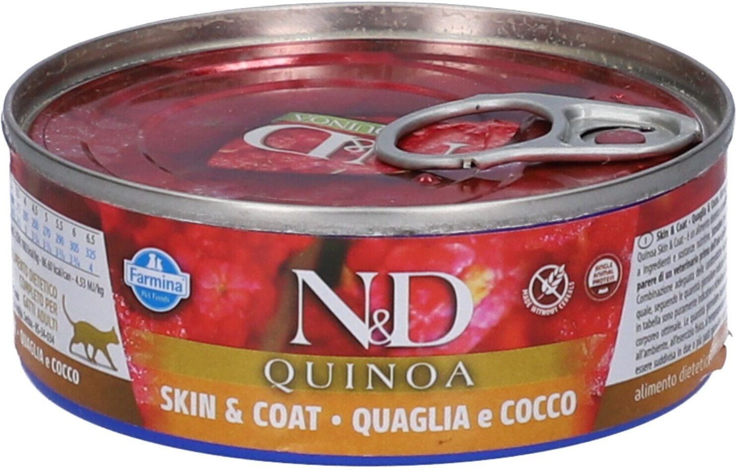 N&D CAT Quinoa S&C Quail&Co80G 80 g Futter