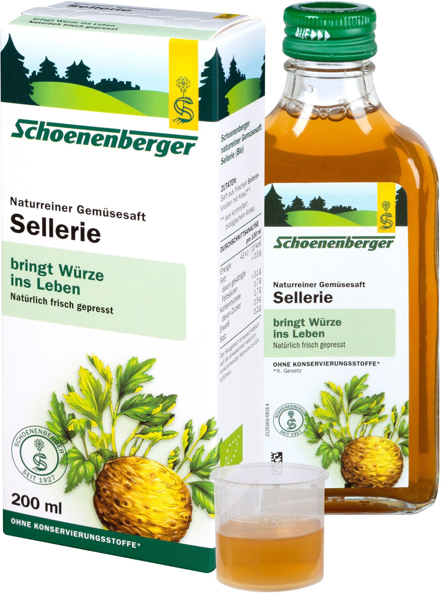 Sellerie Schoenenberger Bio 200 ml Saft