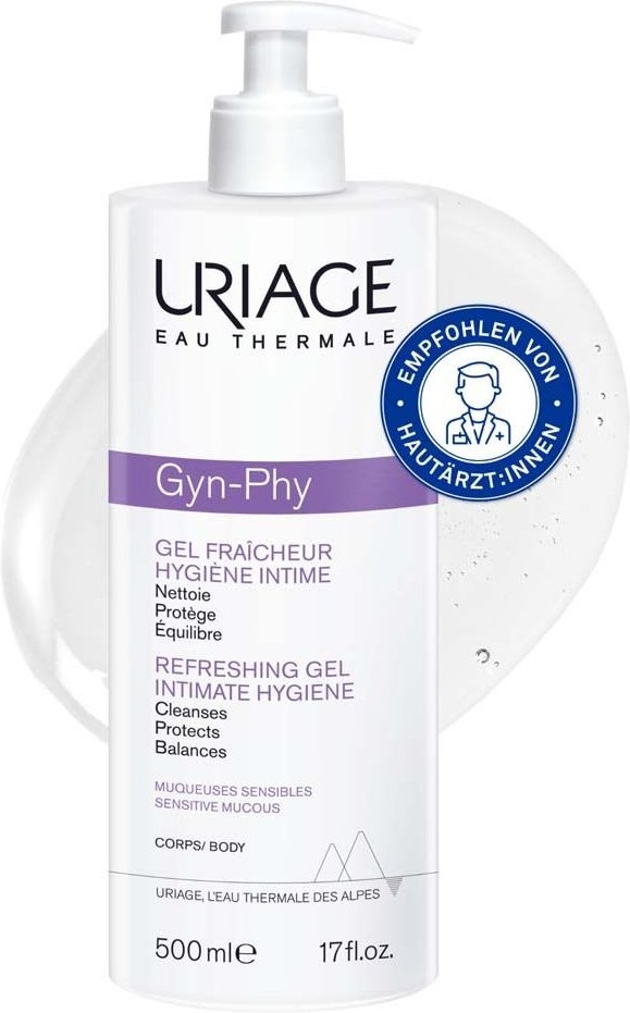 Thumbnail - Uriage Gyn-PHY erfrischendes Gel Intimhygiene 500 ml