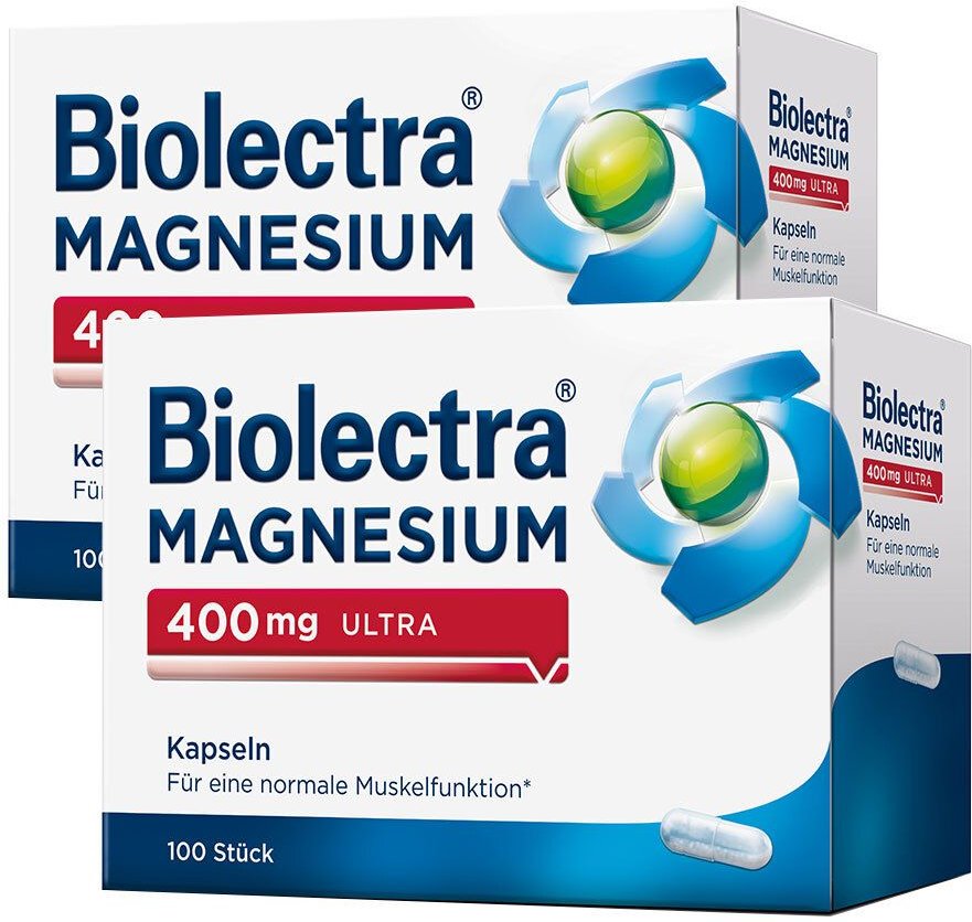 Biolectra Magnesium 400 mg ultra Kapseln 2x100 St