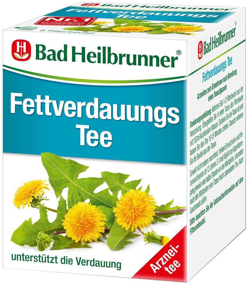 BAD Heilbrunner Fettverdauungstee Filterbeutel 8x1,8 g