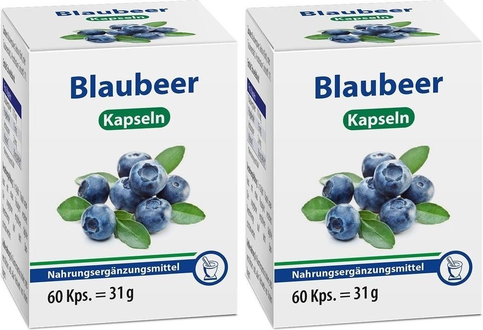 Blaubeer Kapseln 2x 2x60 St