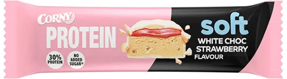 Corny Soft Protein White Chocolate Strawberry 45g 45 g Riegel