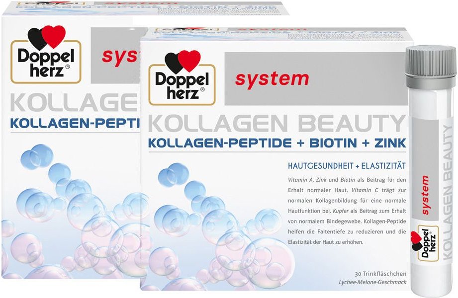 Doppelherz system Kollagen Beauty Set 2x30 St Trinkampullen