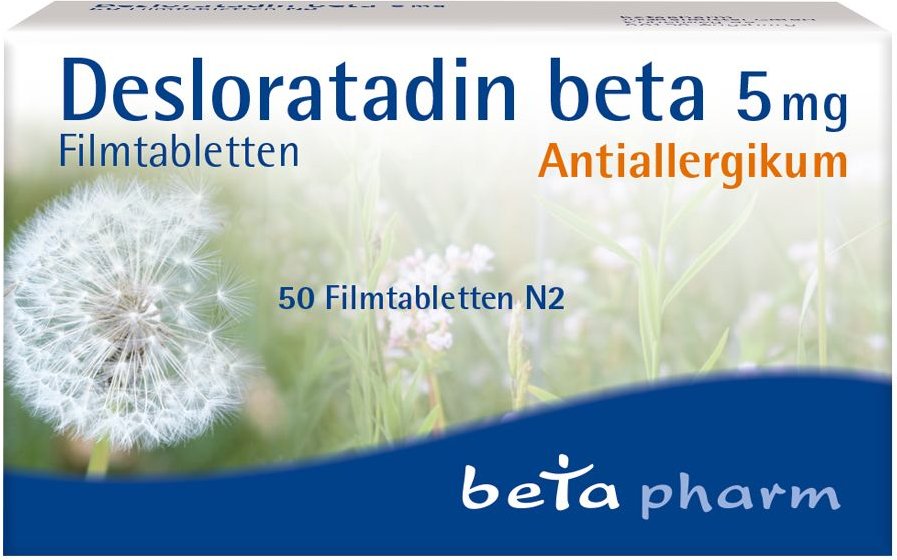 Desloratadin beta 5 mg Filmtabletten 50 St