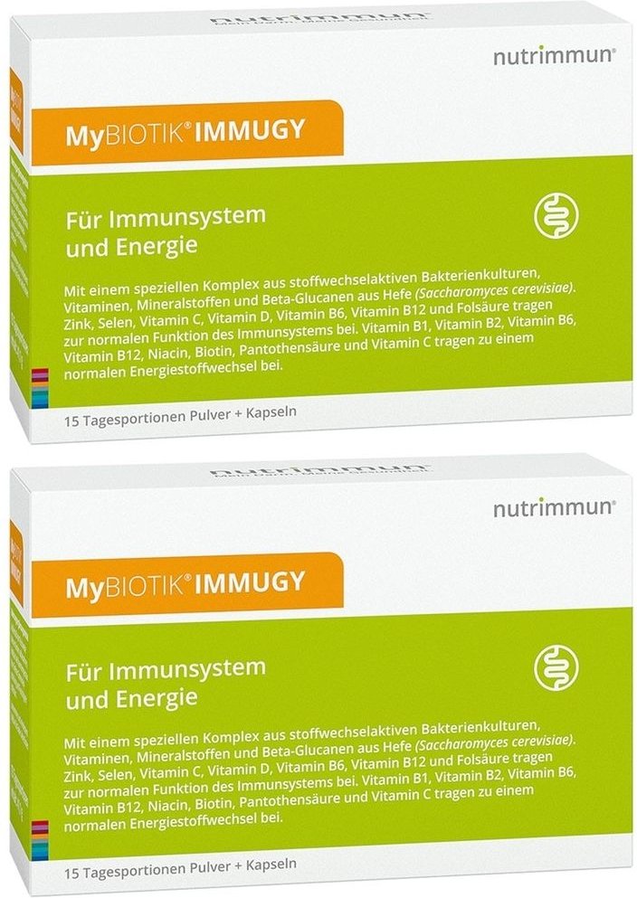 Mybiotik Immugy Kombipackung 15x2 g+30 Kapseln 2x 2x1 St