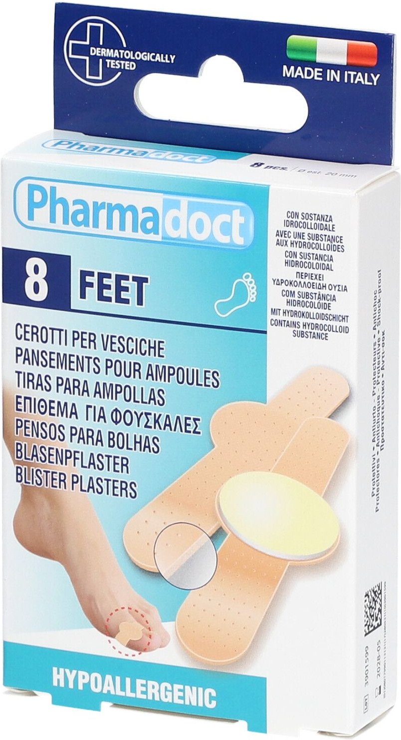 Blasenpflaster mit Hydrokolloidschicht 8 St Pflaster