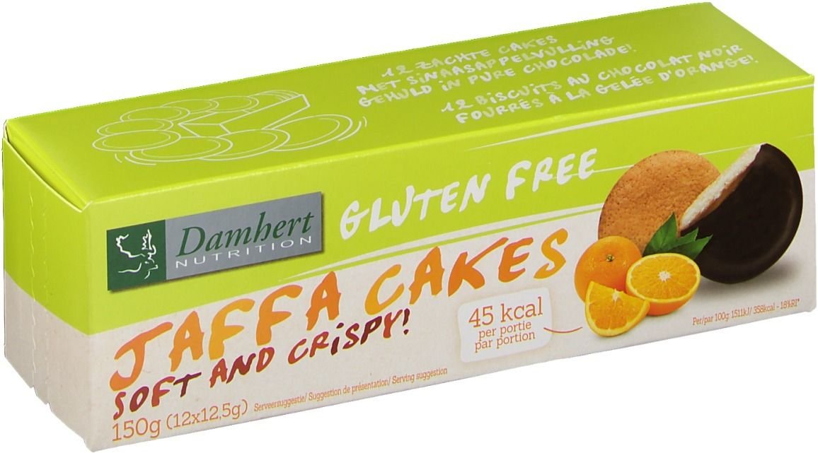 Damhert Glutenvrije Jaffa Cakes 150 g Kekse