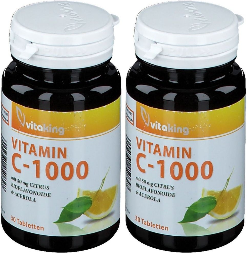Vitamin C 1000 mit Bioflavonoide Tabletten 2x 2x30 St
