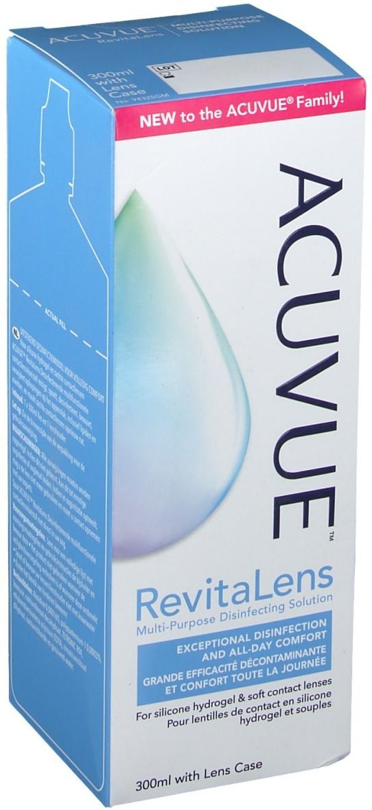 Acuvue RevitaLens (Behälter + 300ml Kombilösung) Kombilösung, Pflegemittel