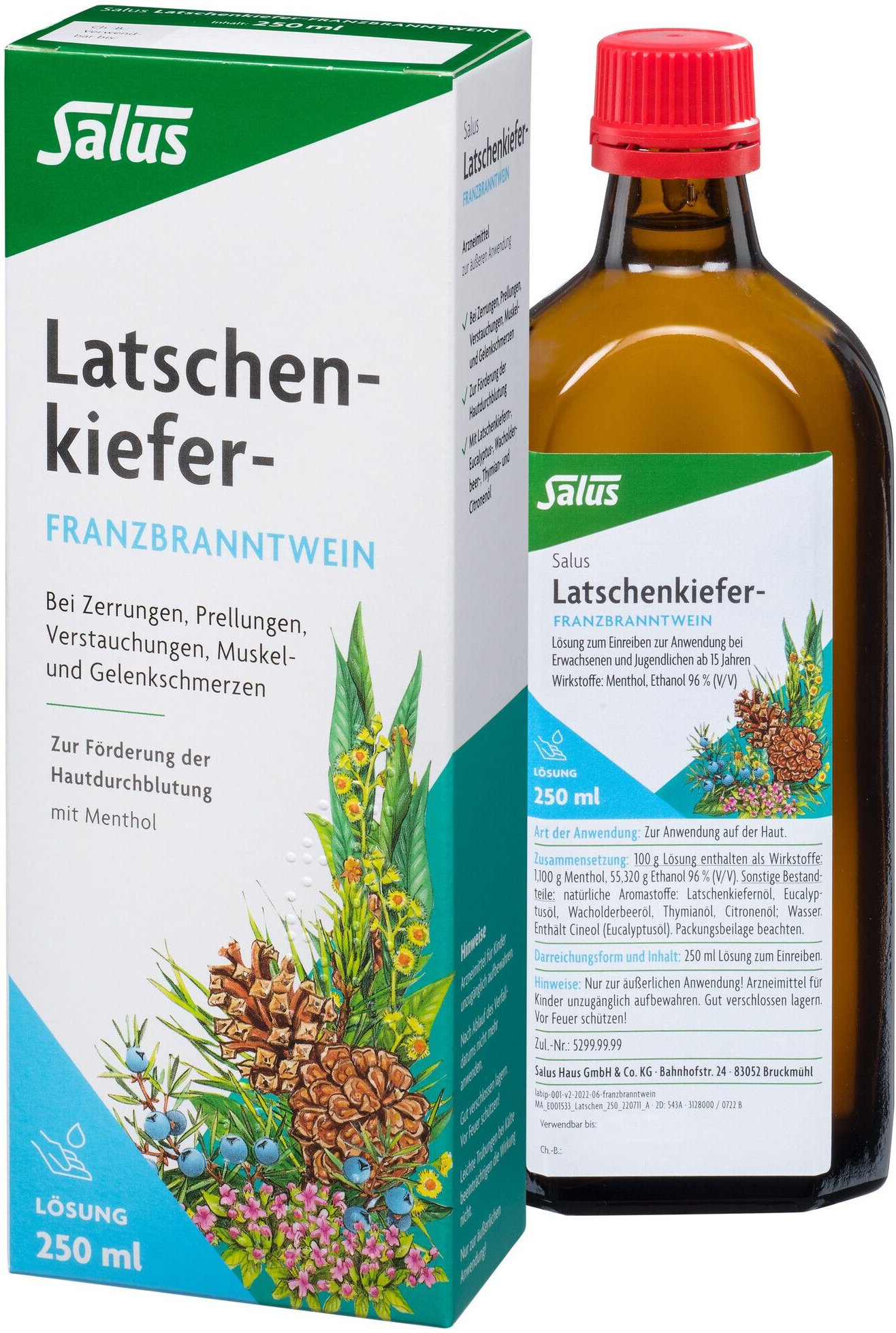 Thumbnail - Latschenkiefer-Franzbranntwein Salus 250 ml Franzbranntwein