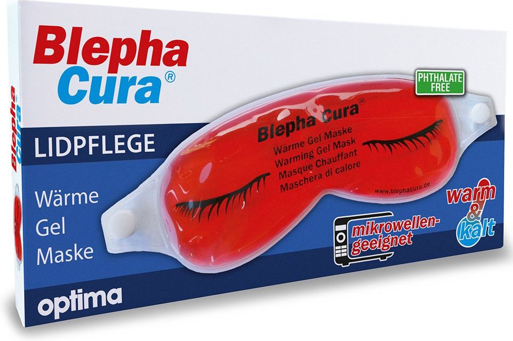 Blephacura Wärme Gel Maske 1 St Gesichtsmaske