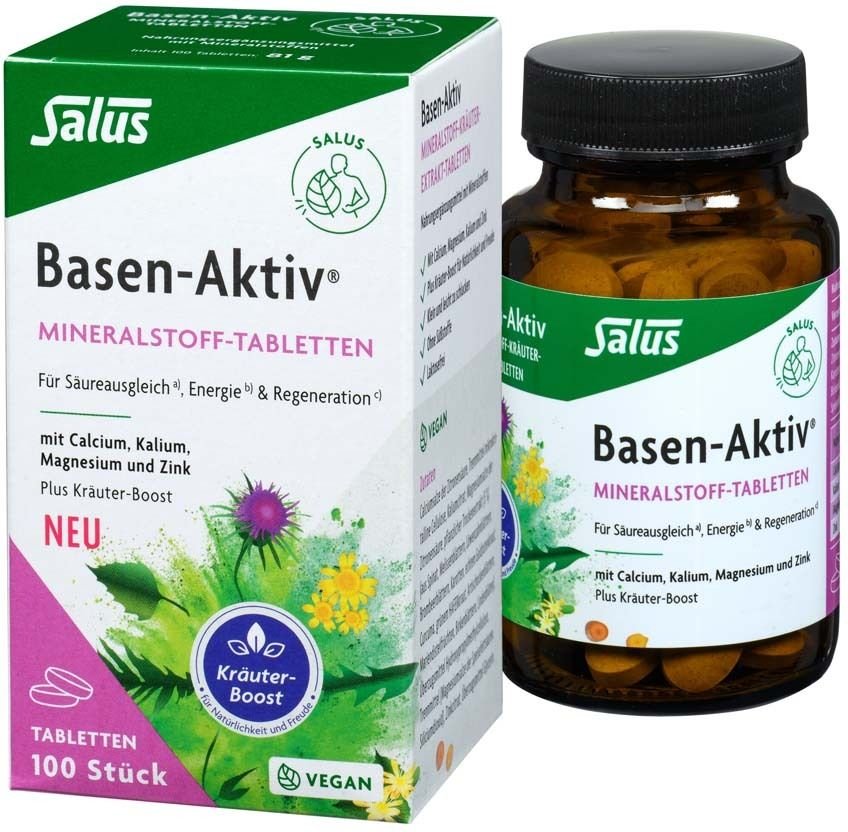 Basen Aktiv Mineralstoff-Kräuter-Extrakt-Tabletten 100 St Tabletten