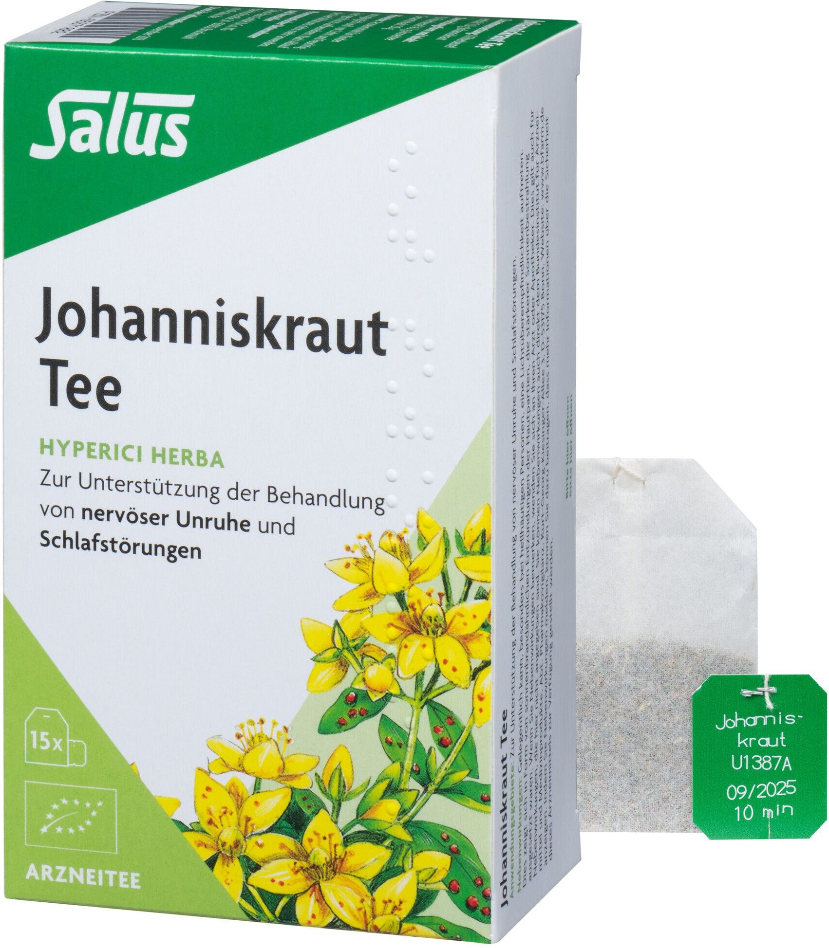 Johanniskraut Arzneitee Hyperici herba Salus Fbtl. 15 St Filterbeutel