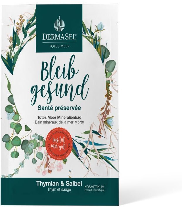 Dermasel Totes Meer Badekristalle Bleib gesund 60 g Salz