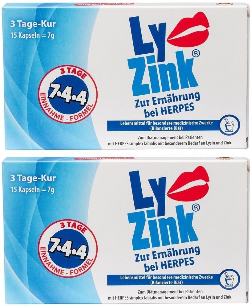 LY Zink Gegen Herpes Kapseln 2x 2x15 St